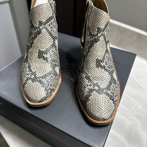 Snakeskin Ankle Boots